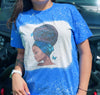 Black Woman Power Bleached Unisex Soft Style T-Shirt