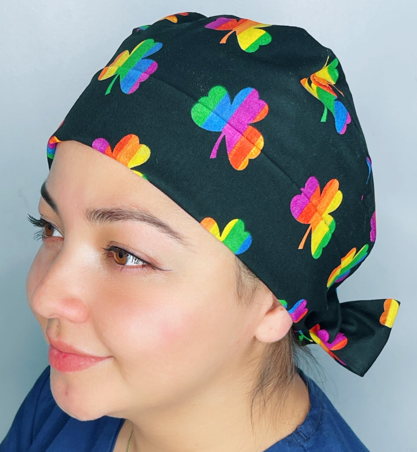 Rainbow Clover Leaves St. Patrick's Day Holiday Themed Pixie