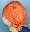 Orange Distressed Pattern Fancy Themed Pixie