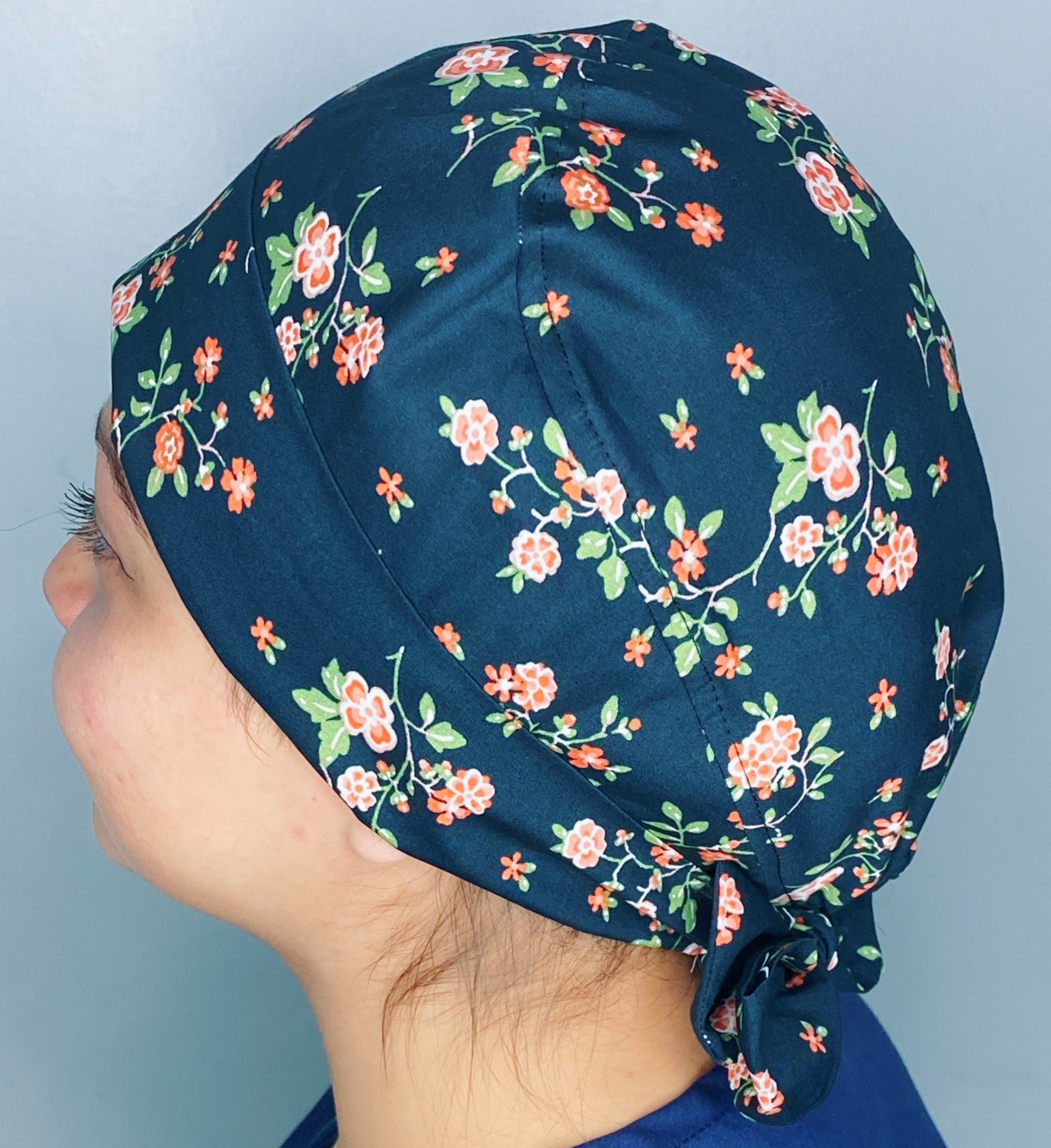 Small Delicate Flowers On Navy Flower Design Floral Themed Pixie