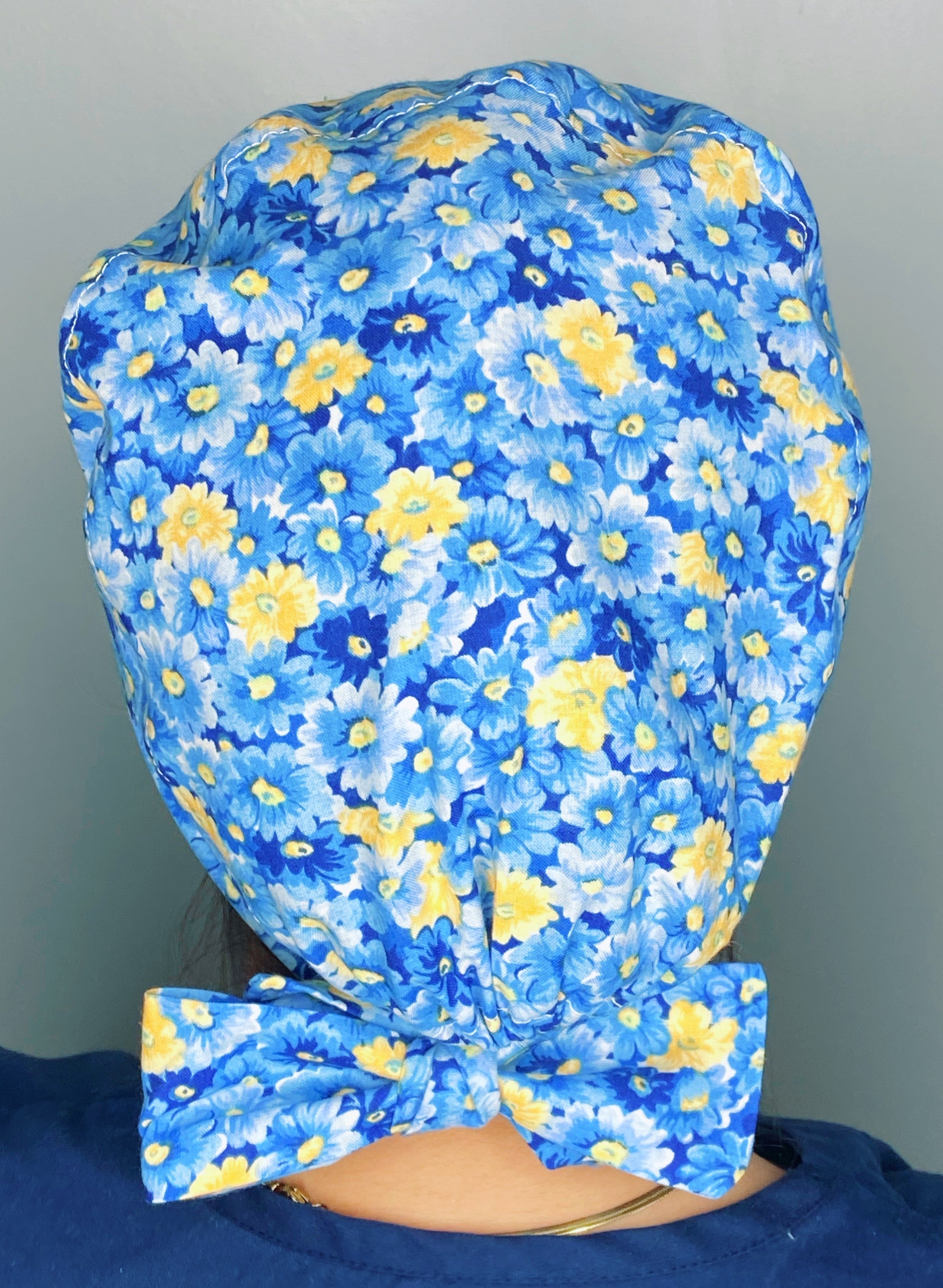 Blue & Yellow Daisies Flowers Floral Themed Pixie