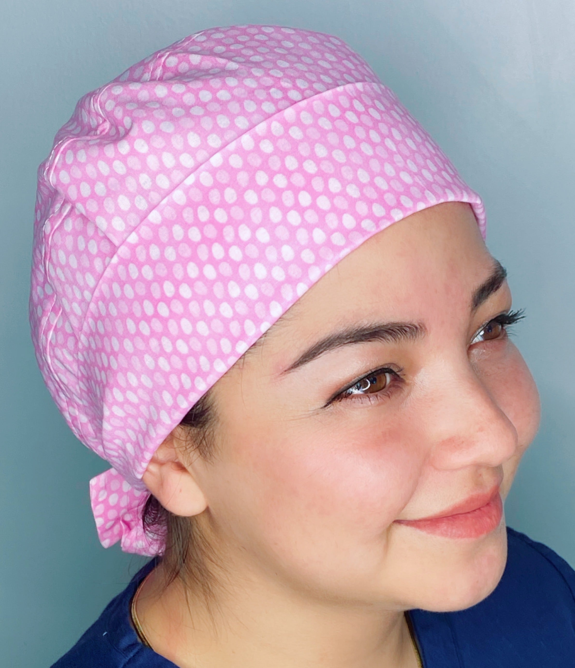 Polka Dots on Pink Ombre Pattern Fancy Themed Pixie