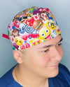 Funny Emotions Emojis Unisex Geek Scrub Cap