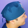 Maverick Top Gun Inspired Helmet Themed Custom Solid Color Unisex Scrub Cap