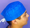 Distressed Blue Tie Dye Design Unisex Cute Scrub Cap