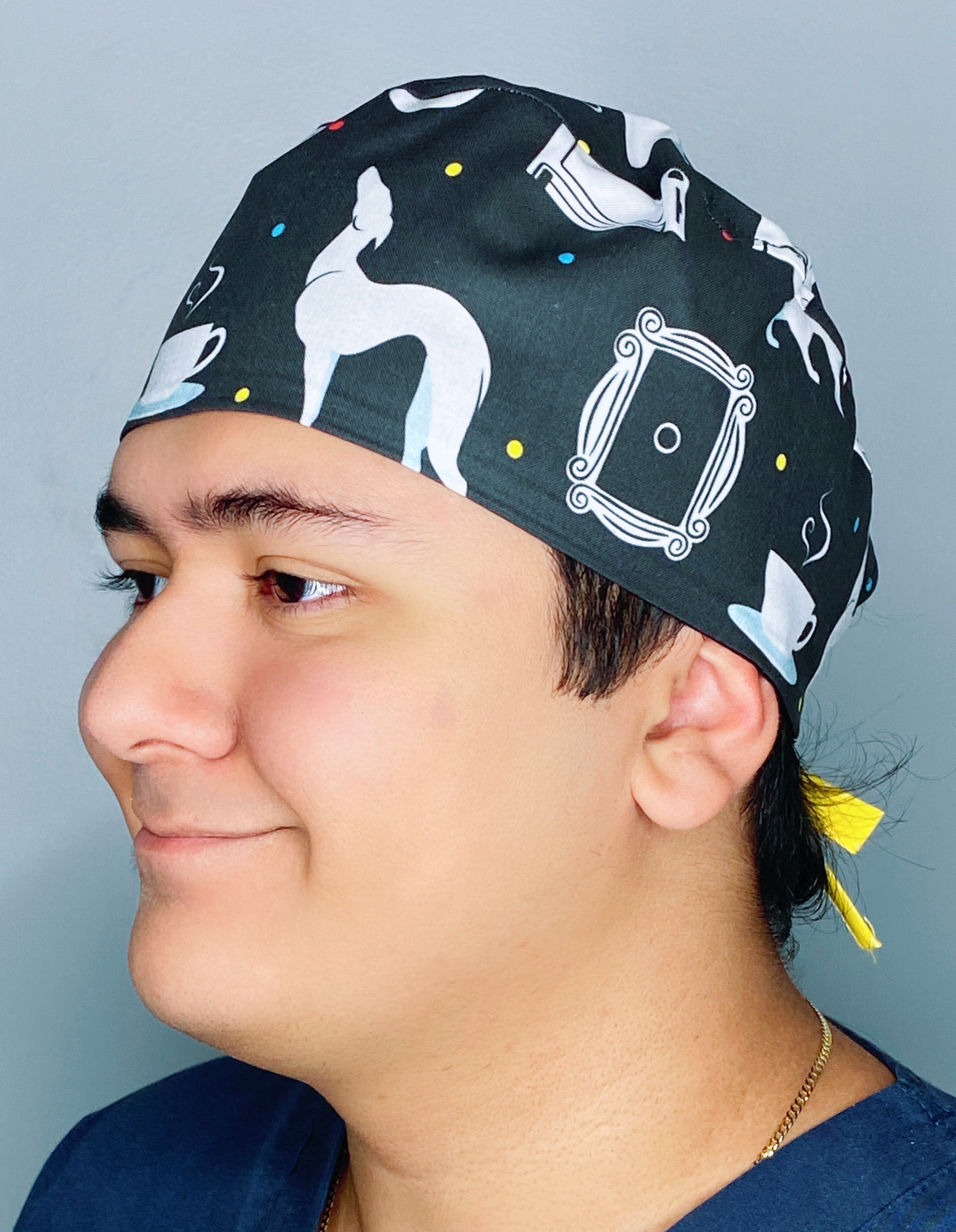 FRIENDS TV Series Famous Symbols Unisex Geek Scrub Cap