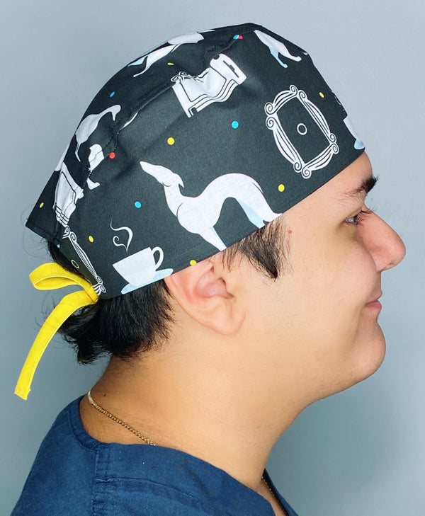 FRIENDS TV Series Famous Symbols Unisex Geek Scrub Cap