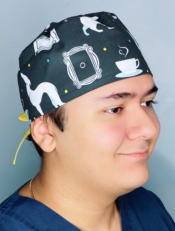 FRIENDS TV Series Famous Symbols Unisex Geek Scrub Cap