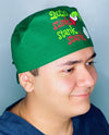 The Grinch Funny 2020 Christmas Themed Custom Solid Color Unisex Scrub Cap