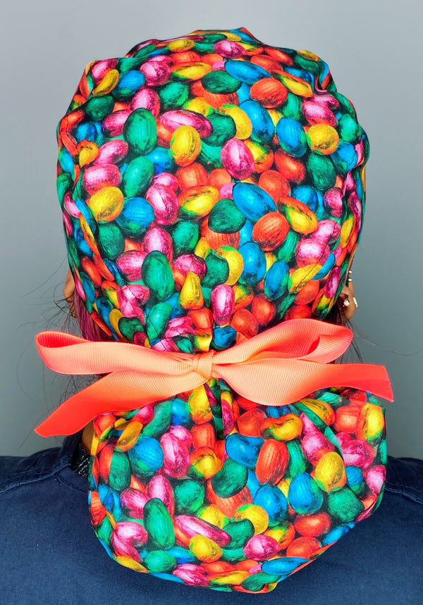 Neon Colored Easter Eggs Ponytail