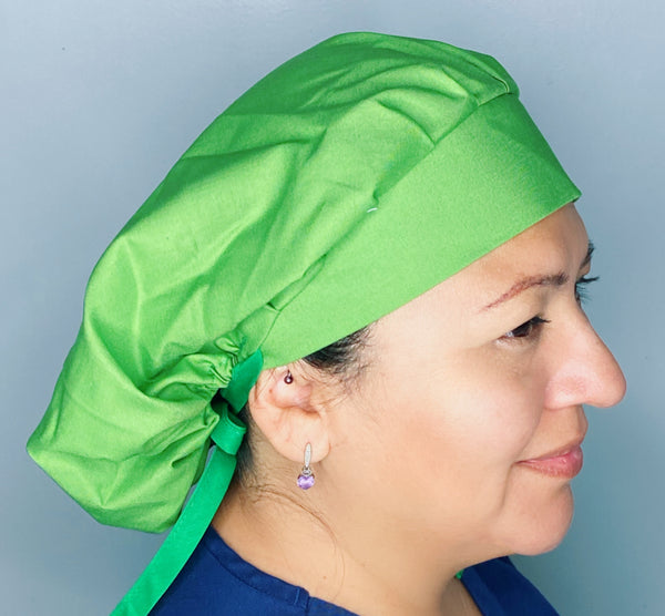 Solid Color "Grass Green" Bouffant