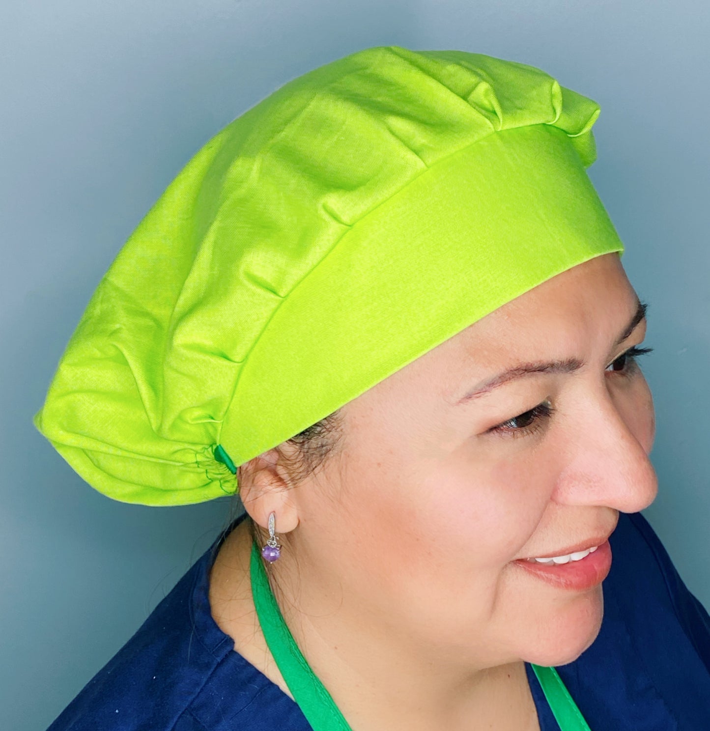 Solid Color "Chartreuse" Bouffant