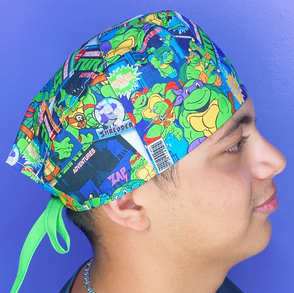 TMNT Famous TV Show Series Unisex Geek Scrub Cap