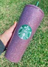 Custom Glitter Rhinestone 24oz Starbucks Acrylic Tumbler