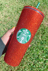 Custom Glitter Rhinestone 24oz Starbucks Acrylic Tumbler