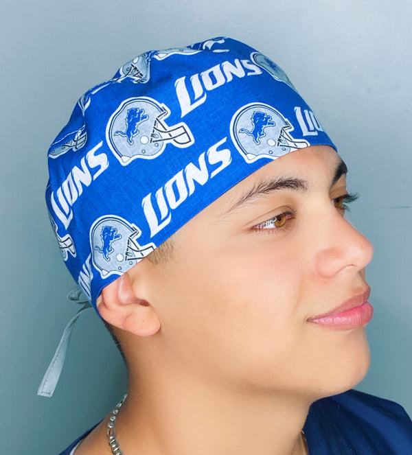 Detroit Football Team Unisex Sport Scrub Cap