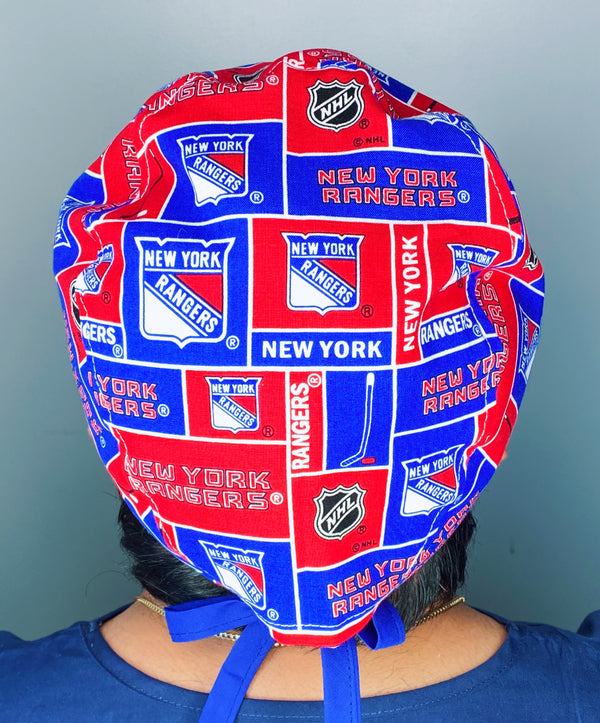 New York Hockey Team Unisex Sport Scrub Cap