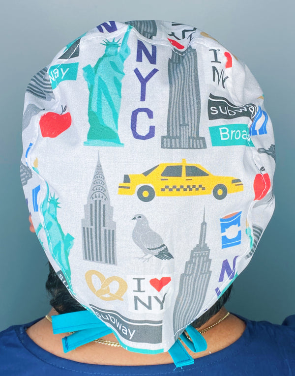 New York State Unisex Geek Scrub Cap