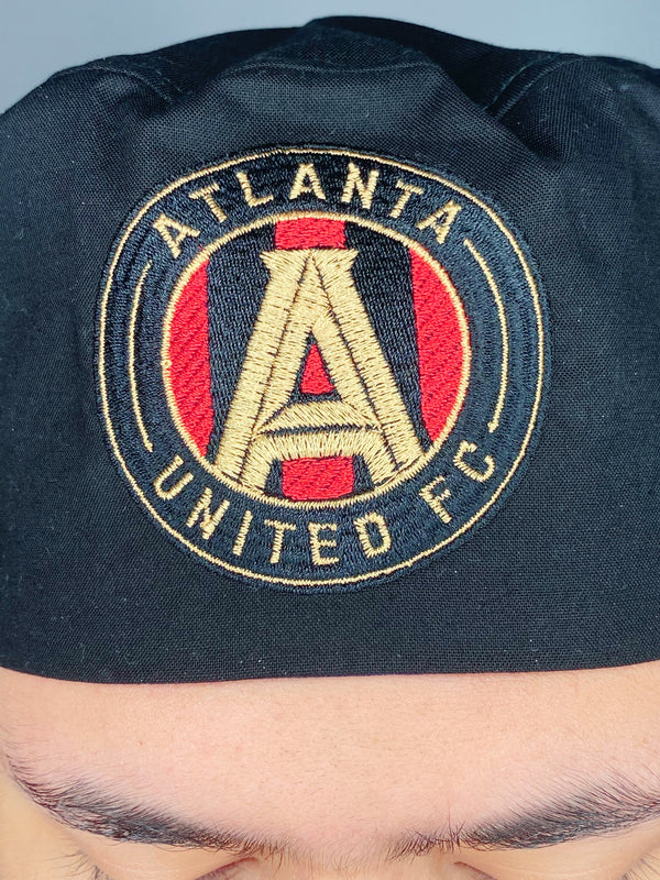 Atlanta Soccer Team Embroidered Unisex Helmet Scrub Cap