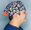 Small Mexican Sugar Skulls Cinco de Mayo Unisex Holiday Scrub Cap