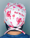 Owl Be Yours Valentine's Day Unisex Holiday Scrub Cap