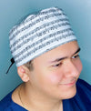 Musical Notes Design Unisex Cute Scrub Cap