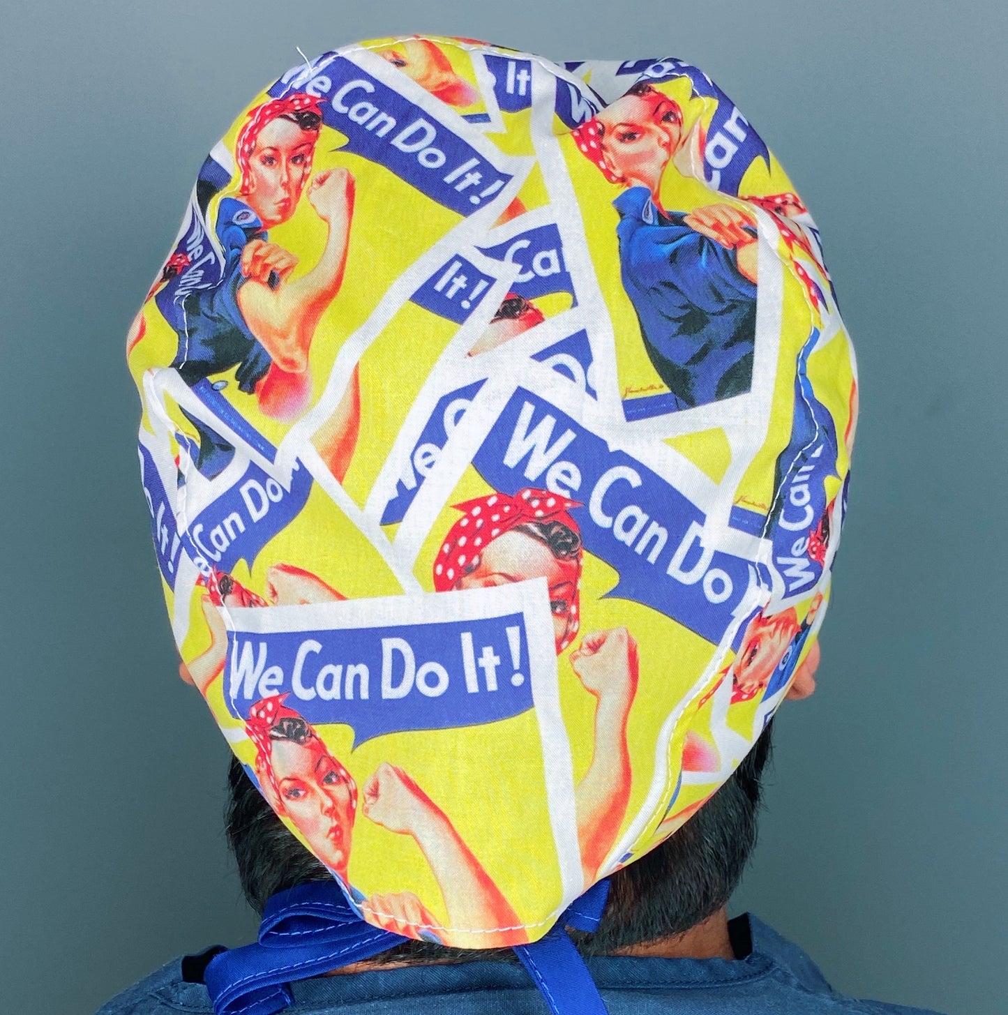 We Can Do It Famous Poster Unisex Geek Scrub Cap