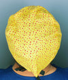 Small Circles Polka Dots on Yellow Unisex Fancy Scrub Cap