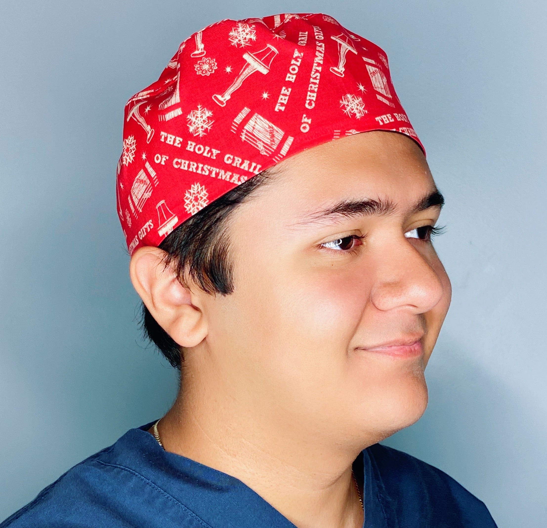 The Holy Grail of Christmas Gifts Christmas/Winter themed Unisex Holiday Scrub Cap