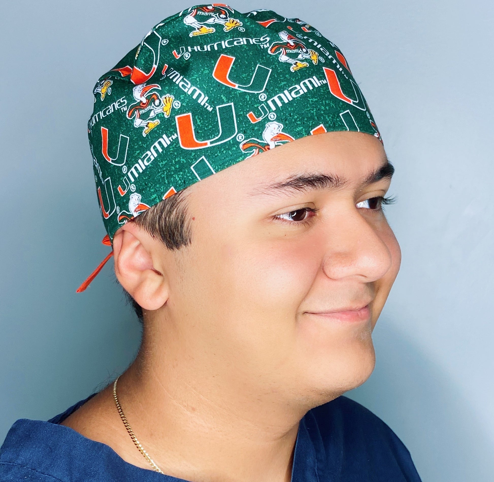 Miami Dolphins Mens / Womens Reversible Surgical Scrub Cap 