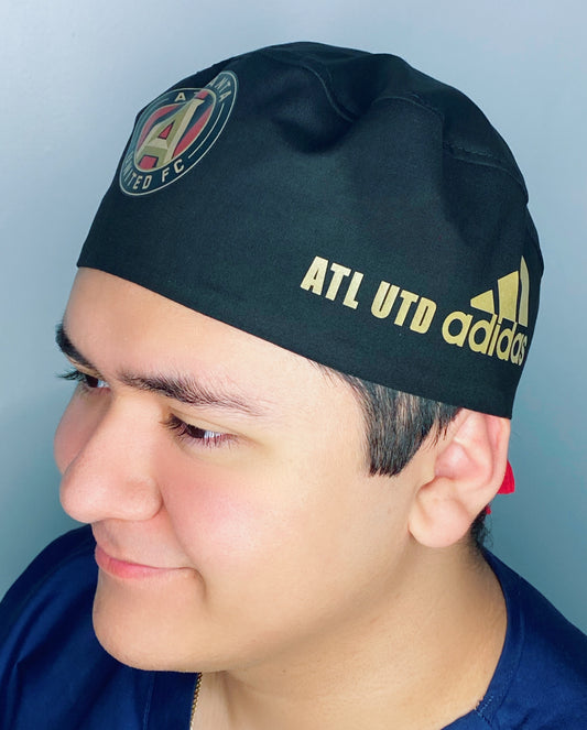Atlanta Soccer Team Printed Unisex Helmet Scrub Cap