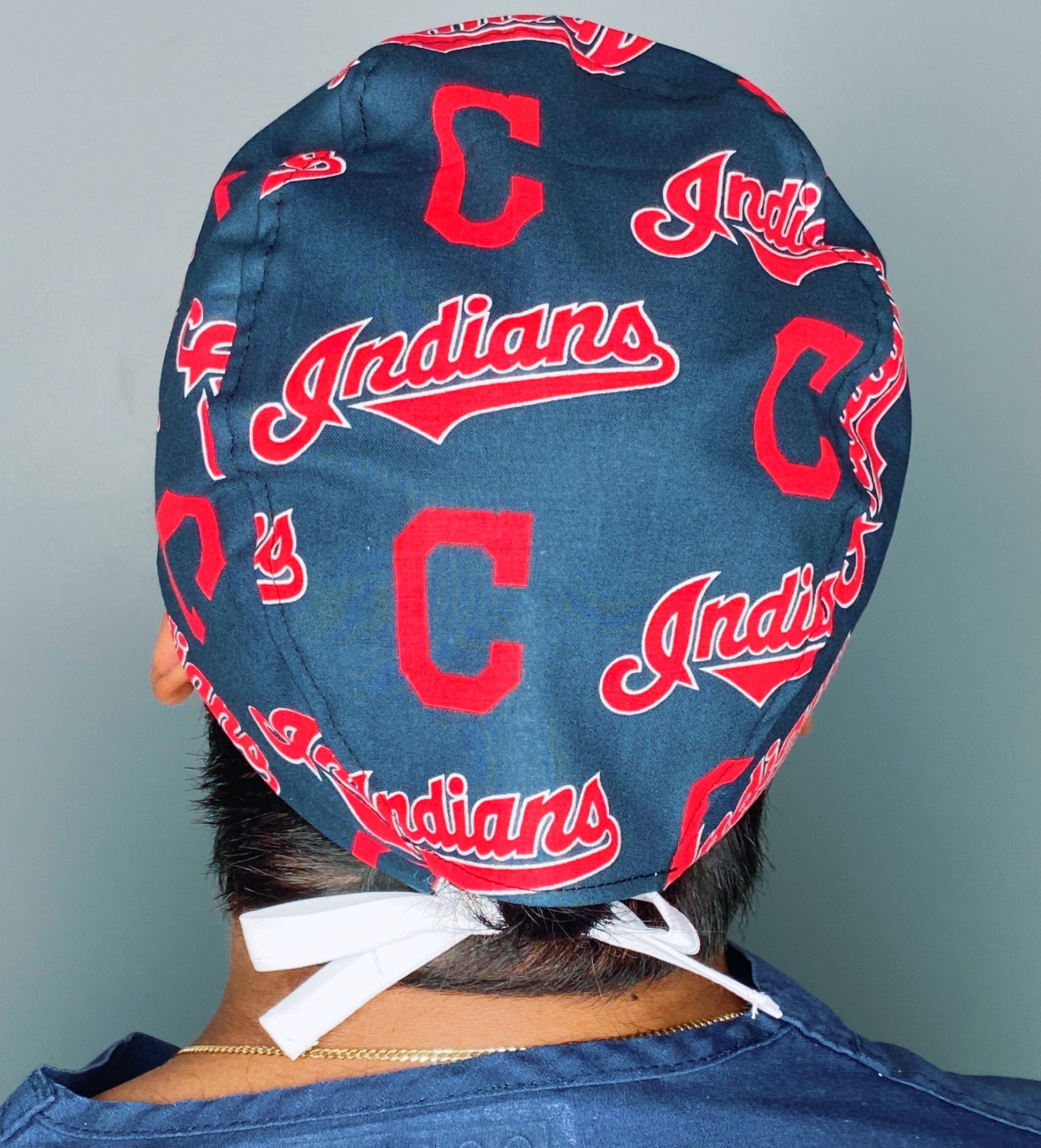 Cleveland Indians Women's Scrub Top Shirt