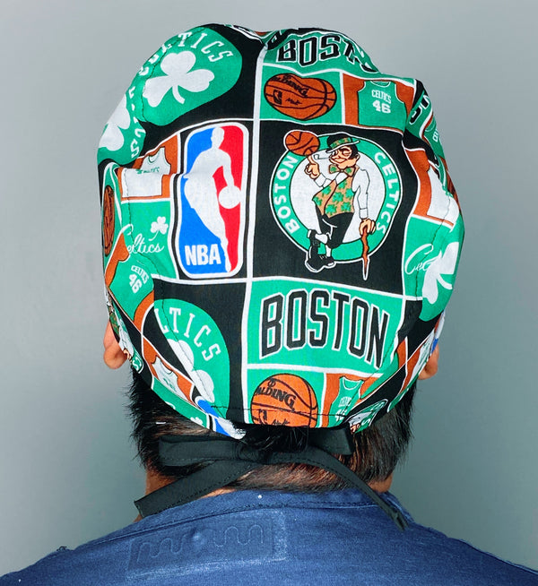 Boston Basketball Team Unisex Sport Scrub Cap