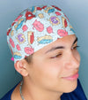 Donut Cats Unisex Animal Scrub Cap