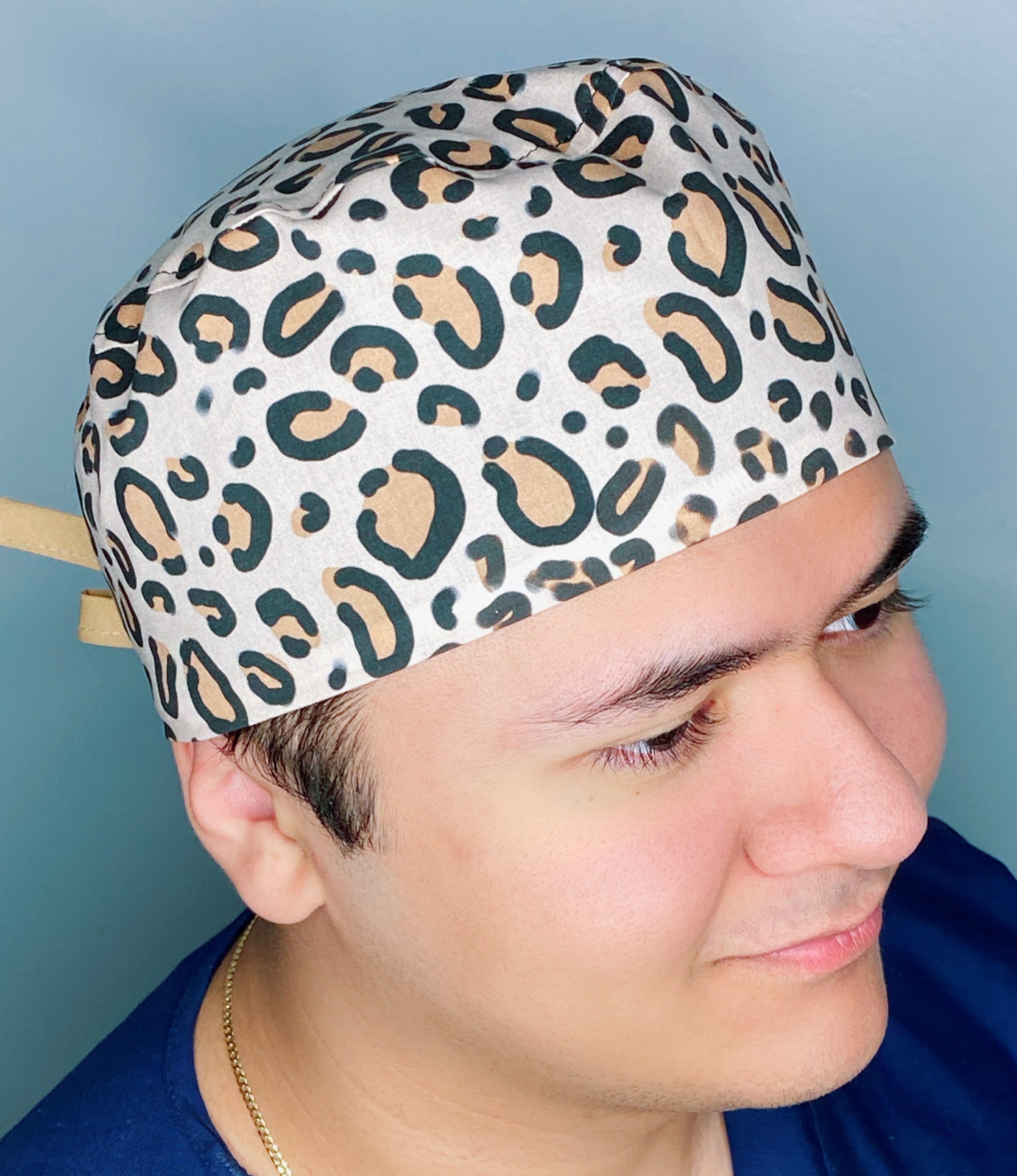 Cheetah Print Unisex Animal Scrub Cap