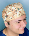 Pigs Playing in the Mud Unisex Animal Scrub Cap