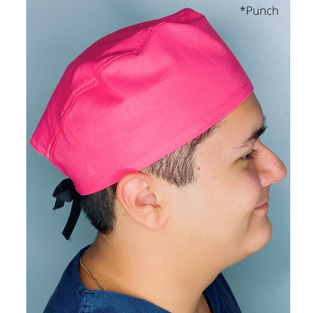 Solid Color Unisex Scrub Cap