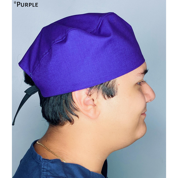 Solid Color Unisex Scrub Cap