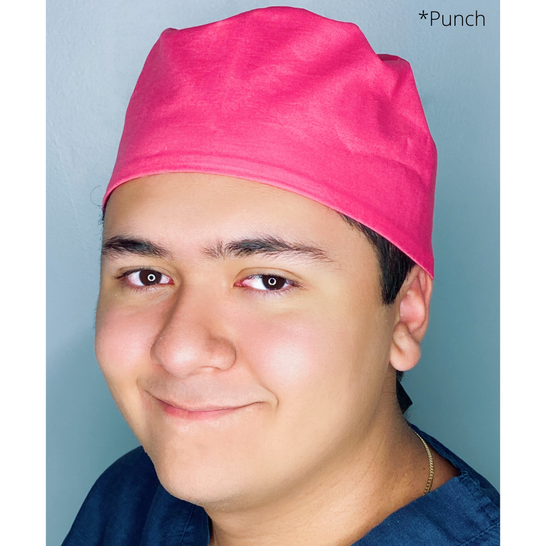 Solid Color Unisex Scrub Cap