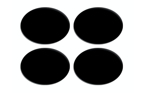 Black Magnetic Buttons for Masks and Headbands - Removable Ear
