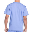 YOUR Picture Printed on Pockets Cherokee Men Scrubs Top V-Neck Customized