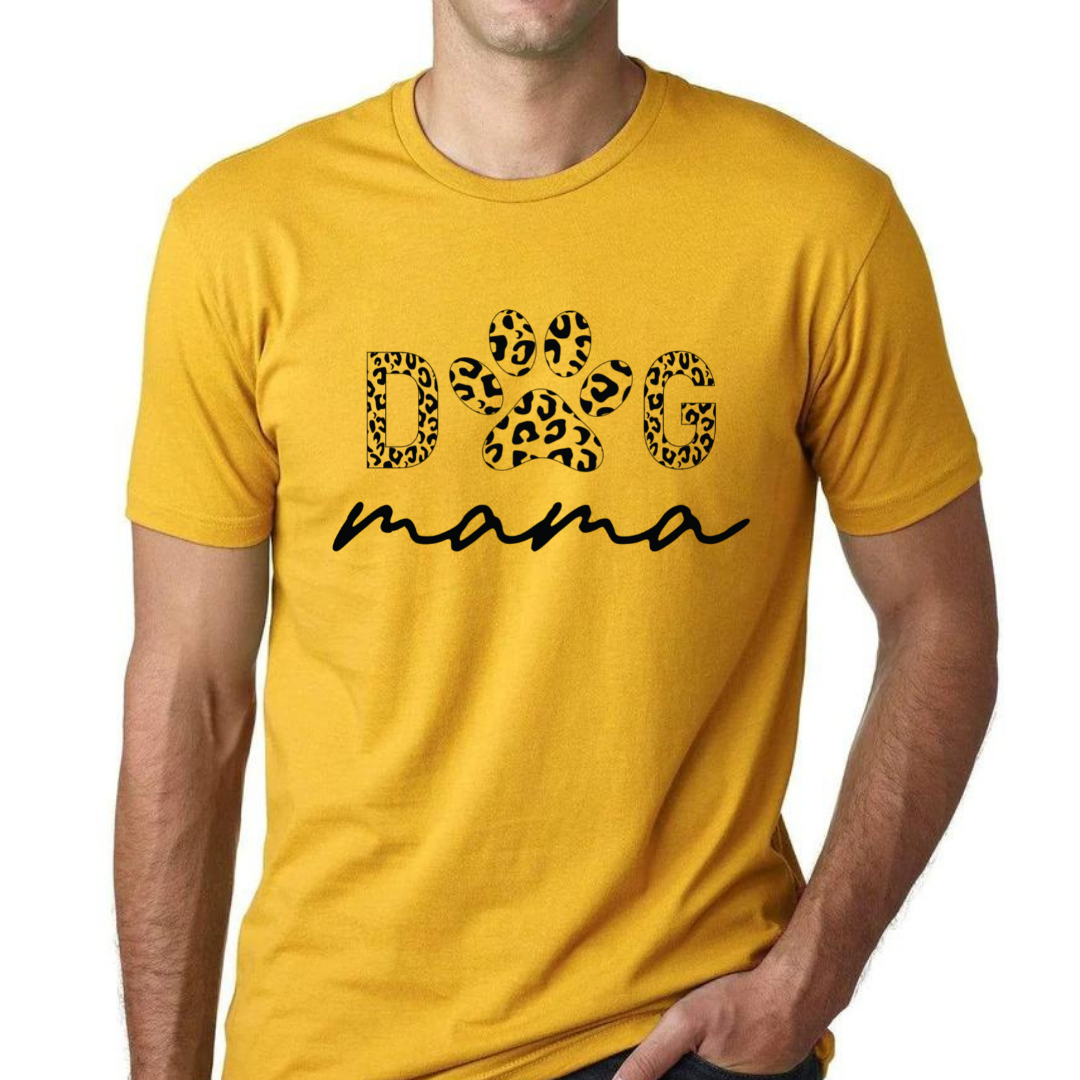 Dog MAMA Paw Print Unisex T-Shirt