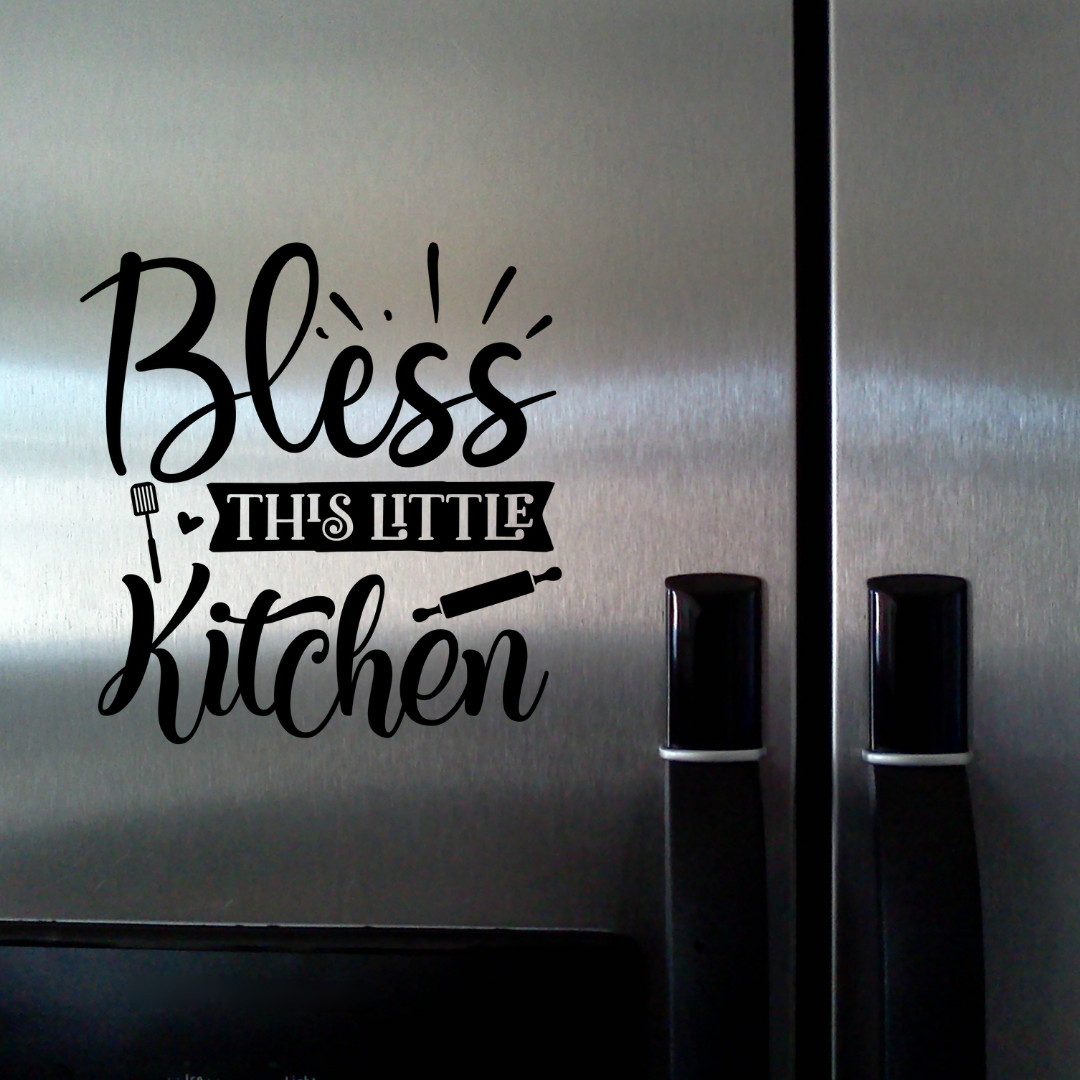 Bless This Little Kitchen Decal