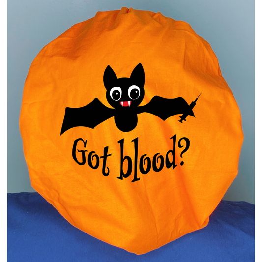 Got Blood Funny Halloween Design Custom Solid Color Bouffant