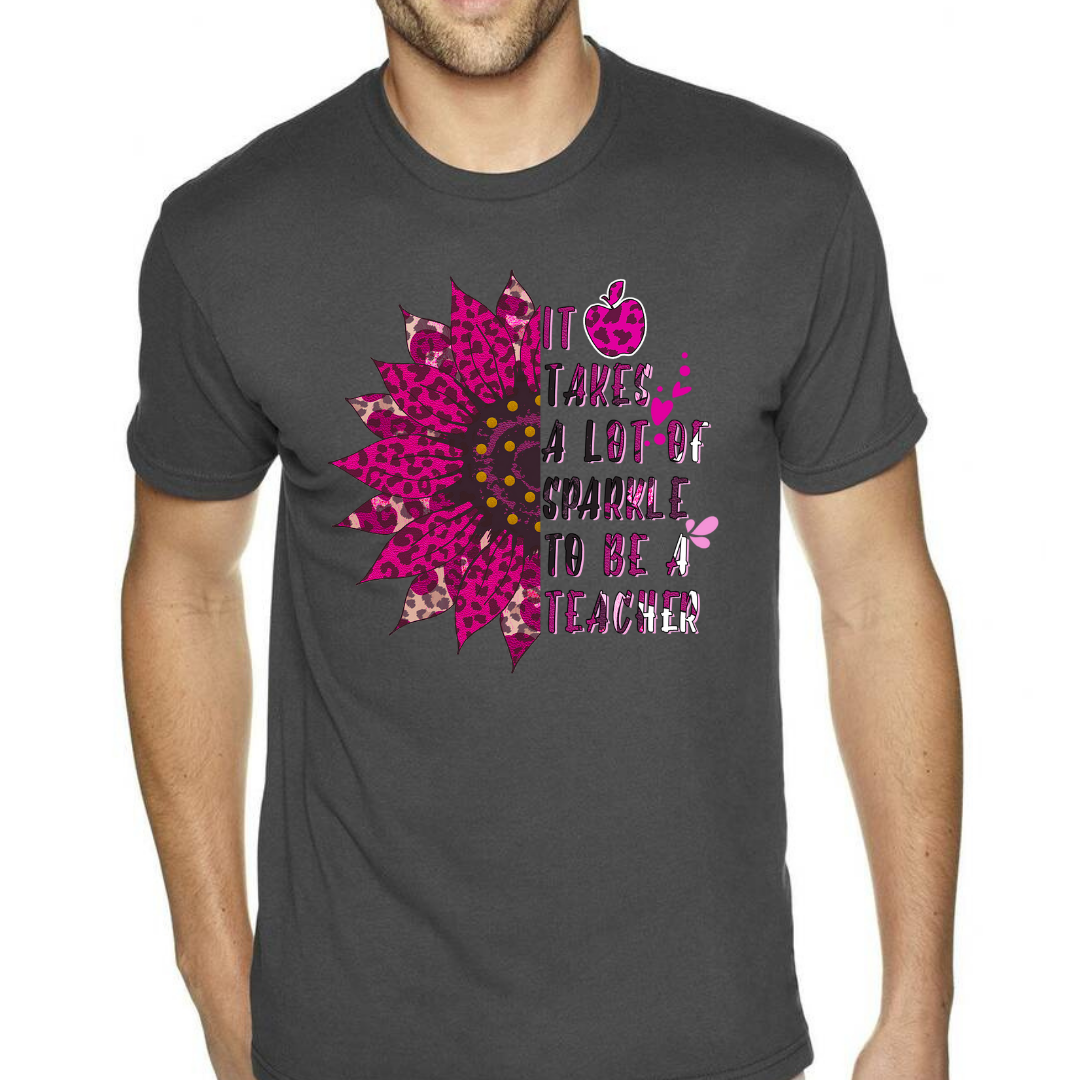 It Takes A Lot of Sparkle to be a Teacher Unisex T-Shirt