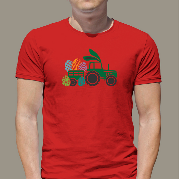 Holiday Tractor Easter Unisex T-Shirt