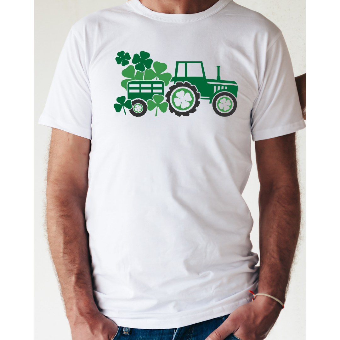 Holiday Tractor St. Patrick's Day Unisex T-Shirt