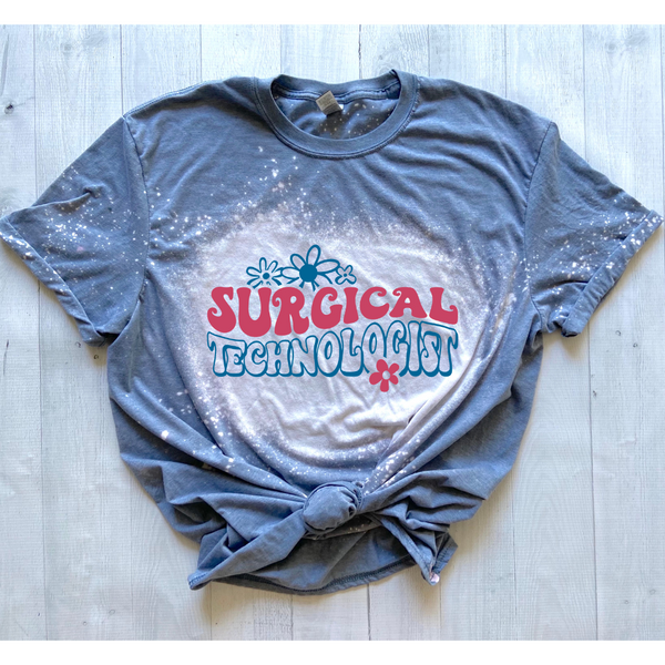 Surgical Technologist Bleached Unisex Soft Style T-Shirt