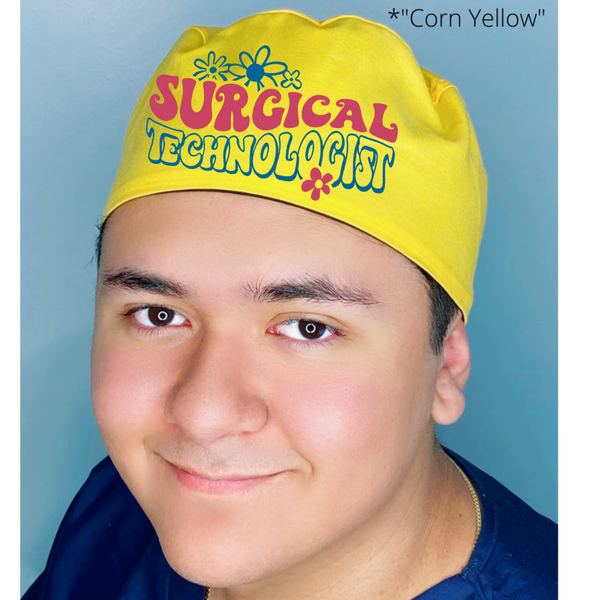 Surgical Technologist Themed Custom Solid Color Unisex Scrub Cap